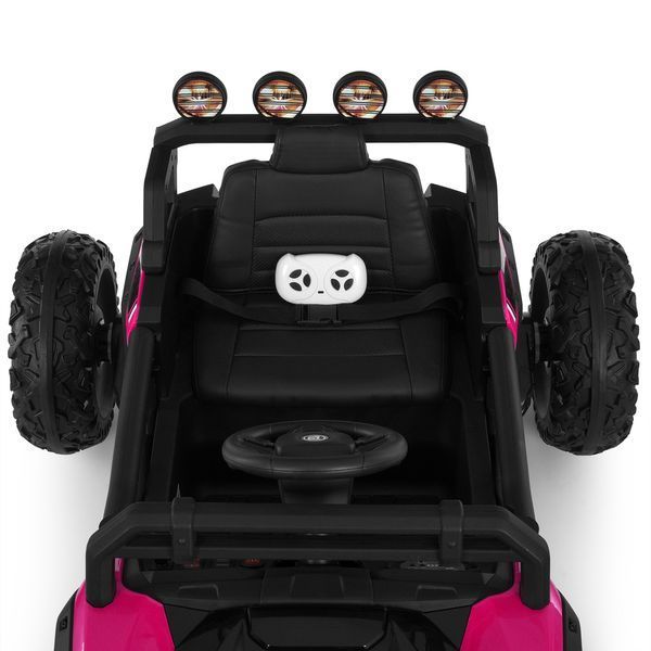 Багги M 6073EBLR-8 2, 4G на радиоуправлении, 2*12V7AH, 4*35W, USB, BLUETOOTH, EVA, музыка, свет, кожа, розовый mp-308889 фото