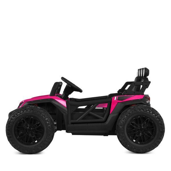 Багги M 6073EBLR-8 2, 4G на радиоуправлении, 2*12V7AH, 4*35W, USB, BLUETOOTH, EVA, музыка, свет, кожа, розовый mp-308889 фото