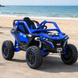 Дитячий електромобіль Джип Баггі Bambi Racer M 6256EBLR-4 синій, 4 мотори по 45W, EVA, шкіра, MP3, USB, Bluetooth, TF, музика, світло mp-329570 фото 1