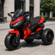 Дитячий мотоцикл BMW K1300S Bambi M 4274ELR-3, на радіокеруванні, червоний, 2 мотори по 35W, EVA, екошкіра, MP3, USB, TF mp-335914 фото 1