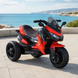 Дитячий мотоцикл BMW K1300S Bambi M 4274ELR-3, на радіокеруванні, червоний, 2 мотори по 35W, EVA, екошкіра, MP3, USB, TF mp-335914 фото 4
