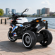 Дитячий мотоцикл BMW S1000R M 6142EL-1 білий, 2 мотори по 25W, EVA, шкіра, Bluetooth, MP3 mp-312597 фото 3