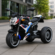 Дитячий мотоцикл BMW S1000R M 6142EL-1 білий, 2 мотори по 25W, EVA, шкіра, Bluetooth, MP3 mp-312597 фото 5