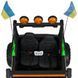 Джип M 6019EBLR-5 2, 4G на радиоуправлении, 2*12V12AH, 4*45W, MP3, USB, TF, BLUETOOTH, EVA, APP, шкіра, музыка, свет, зелений mp-304788 фото 7