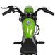 Мотоцикл M 6016AL-5 36V 1шт 2*18V9AH, 1*350W, USB, BLUETOOTH, TF, шкіра, зелений mp-306658 фото 7
