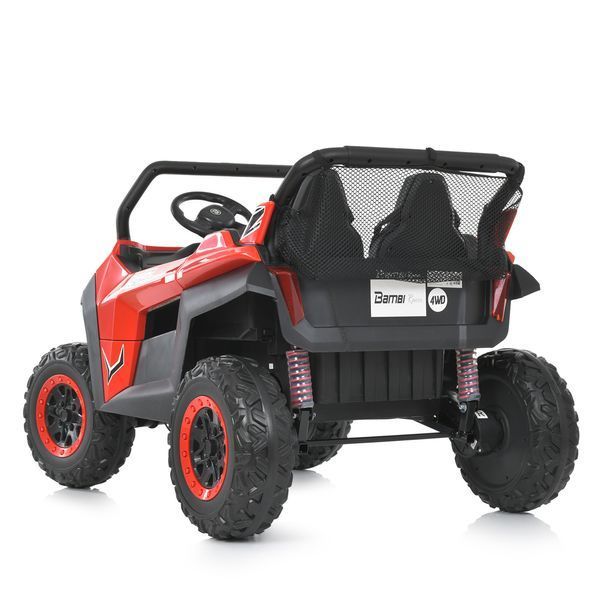 Дитячий електромобіль Джип Bambi M 5025 EBLR-3 (24V), Баггі, двомісний, червоний mp-287010 фото