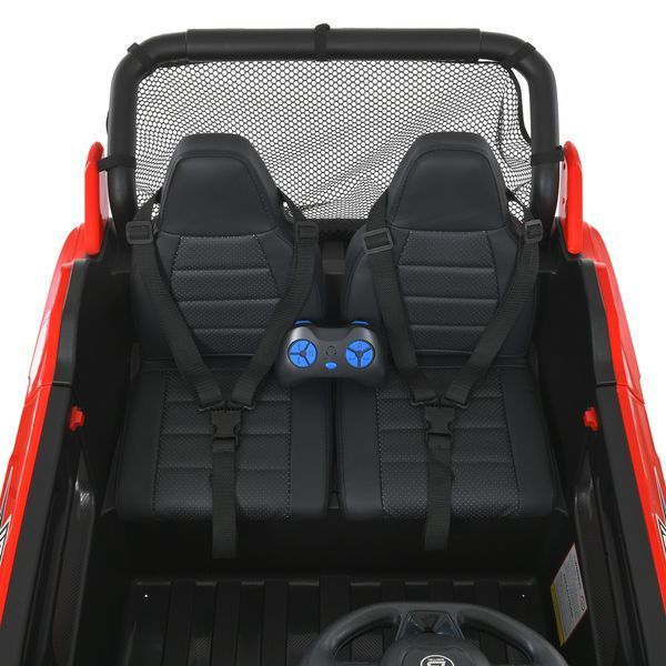 Дитячий електромобіль Джип Bambi M 5025 EBLR-3 (24V), Баггі, двомісний, червоний mp-287010 фото