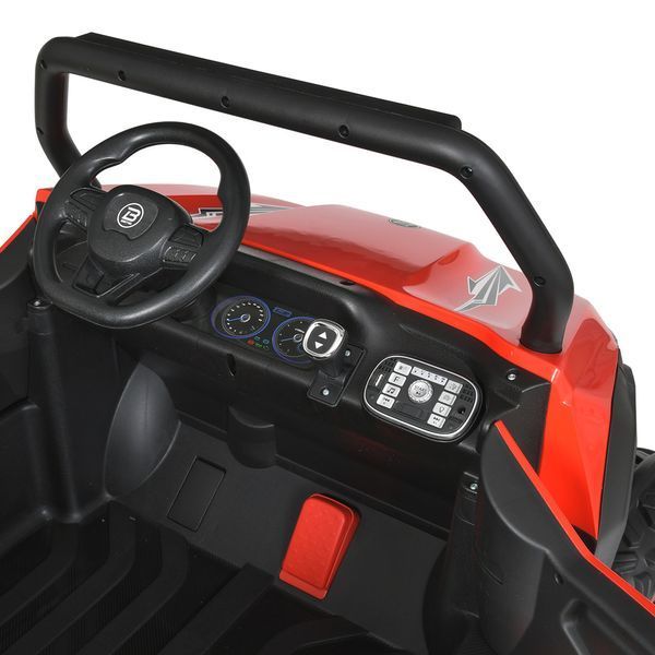Дитячий електромобіль Джип Bambi M 5025 EBLR-3 (24V), Баггі, двомісний, червоний mp-287010 фото