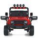 Детский электромобиль Джип Toyota FJ Cruiser 2566AEBLR-3 двухместный, 4 мотора по 35W, EVA, кожа, MP3, USB, Bluetooth, красный mp-317643 фото 9