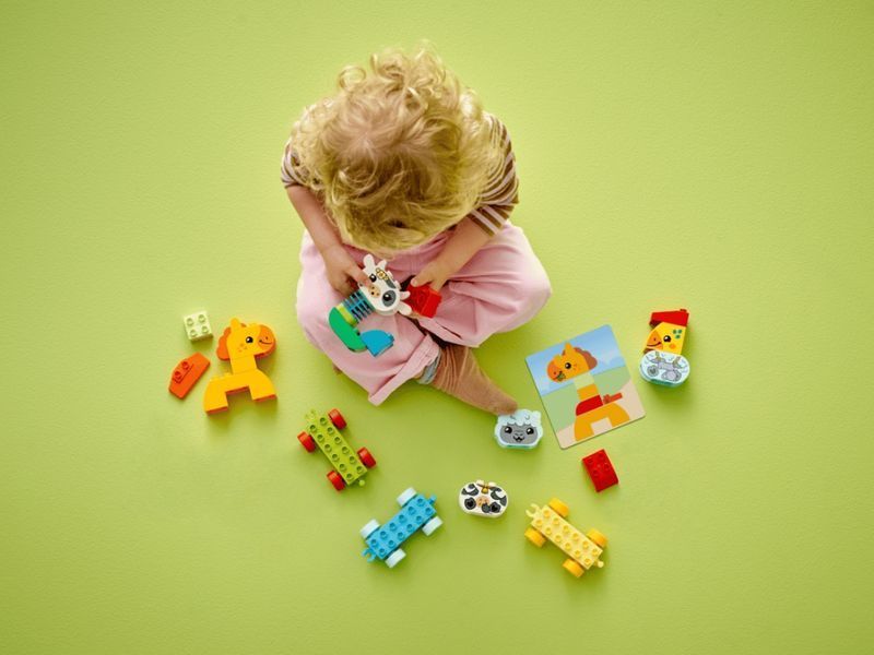 Первый конструктор для малышей Поезд животных LEGO DUPLO My First, 19 деталей 10412 bab-395845 фото