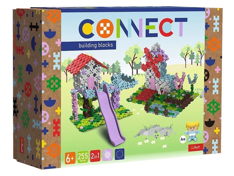 Конструктор 2в1 Trefl Connect Дитячий майданчик, 255 елементів 61978 bab-396111 фото