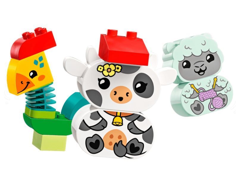 Первый конструктор для малышей Поезд животных LEGO DUPLO My First, 19 деталей 10412 bab-395845 фото