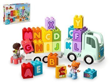 Конструктор LEGO DUPLO Town Вантажівка з абеткою, 36 деталей 10421 bab-395847 фото