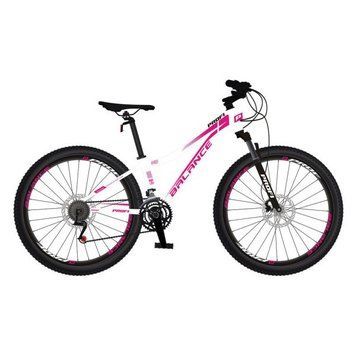 Велосипед PROFI BALANCE 24 д. BL-2404 алюм.рама 11",SKD85%,SHIMANO 21SP,швидкознім.кол.,промпідш.,біло-рожев. mp-347984 фото