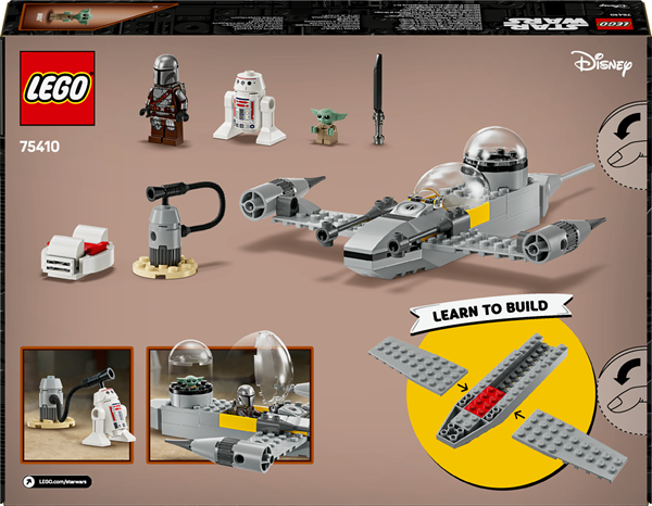 Конструктор LEGO Star Wars Зоряний винищувач N-1 Мандо й Ґроґу 92 деталі afk-100893 фото