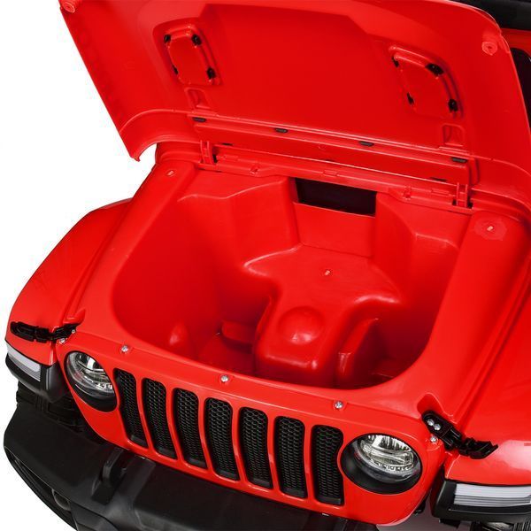 Дитячий електромобіль Джип Jeep Wrangler Rubicon Bambi M 4176 EBLR-3 червоний, 4 мотори по 35W, MP3, Bluetooth, EVA, шкіра mp-221219 фото