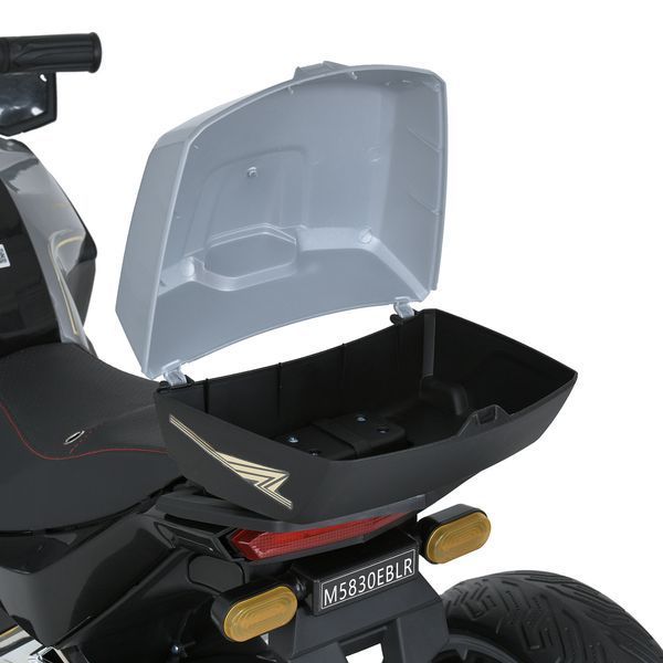 Мотоцикл M 5830EBL-2 1акум12V12, 2мотори45W, USB, MP3, TF, bluetooth, музика, світло, EVA, шкіра, чорний mp-297924 фото
