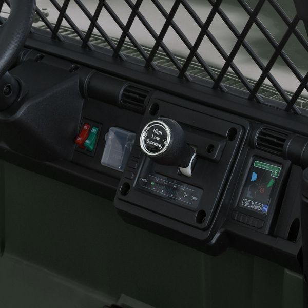Детский электромобиль Джип Toyota FJ Cruiser 2566AEBLR-5 двухместный, 4 мотора по 35W, EVA, кожа, MP3, USB, Bluetooth, зеленый mp-317644 фото