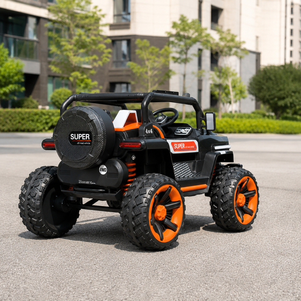 Дитячий електромобіль Джип Bambi M 5824 EBLRS-19 (24V) Jeep, карбоновий mp-297468 фото