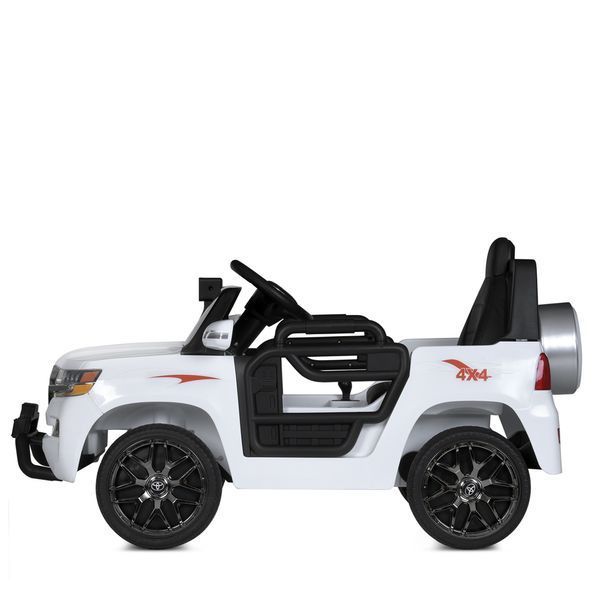 Дитячий електромобіль Bambi M 5101 EBLR-1 Toyota Land Cruiser, білий mp-292185 фото