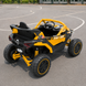 Детский электромобиль Джип Багги Bambi Racer M 6256EBLR-6, 4 мотора по 45W, EVA, кожа, MP3, USB, Bluetooth, желтый mp-329688 фото 9