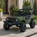 Детский электромобиль Джип Toyota FJ Cruiser 2566AEBLR-5 двухместный, 4 мотора по 35W, EVA, кожа, MP3, USB, Bluetooth, зеленый mp-317644 фото 3