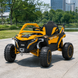 Детский электромобиль Джип Багги Bambi Racer M 6256EBLR-6, 4 мотора по 45W, EVA, кожа, MP3, USB, Bluetooth, желтый mp-329688 фото 6