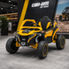 Детский электромобиль Джип Багги Bambi Racer M 6256EBLR-6, 4 мотора по 45W, EVA, кожа, MP3, USB, Bluetooth, желтый mp-329688 фото 1