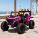 Джип M 6019EBLR-8 2, 4G на радіокеруванні, 2*12V12AH, 4*45W, MP3, USB, TF, BLUETOOTH, EVA, APP, шкіра, музика, світло, рожевий mp-304790 фото 13