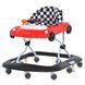 Ходунки ME 1216 CAR WAY Red-Black музыка, колеса 8шт, стопор, красно-черный mp-326287 фото 1