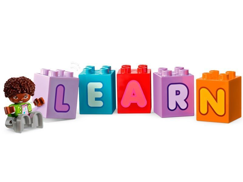 Конструктор LEGO DUPLO Town Вантажівка з абеткою, 36 деталей 10421 bab-395847 фото
