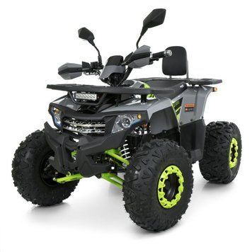 Квадроцикл HB-FC1450-11-5 мотор 1450W безщ, 5акум 12V/20AH,світло, до 50км/ч,до 82кг,сіро неоново-зелений mp-338096 фото
