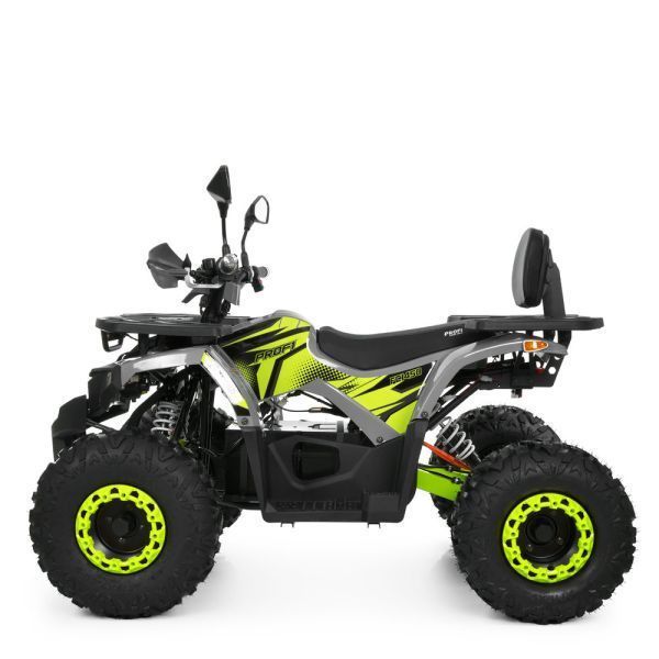 Квадроцикл HB-FC1450-11-5 мотор 1450W безщ, 5акум 12V/20AH,світло, до 50км/ч,до 82кг,сіро неоново-зелений mp-338096 фото