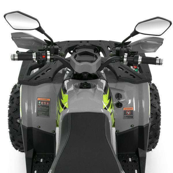 Квадроцикл HB-FC1450-11-5 мотор 1450W безщ, 5акум 12V/20AH,світло, до 50км/ч,до 82кг,сіро неоново-зелений mp-338096 фото