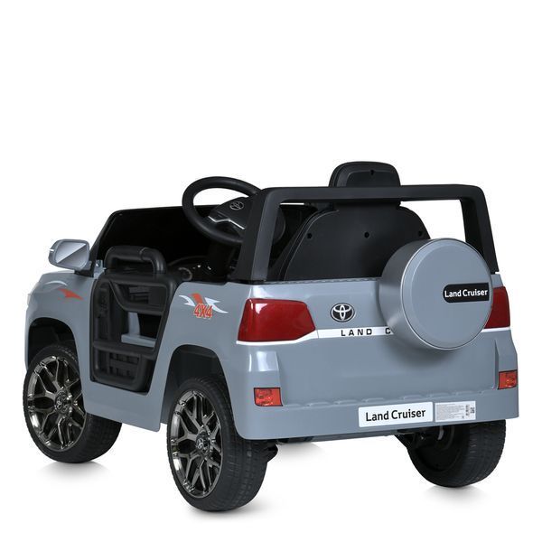 Детский электромобиль Bambi M 5101 EBLR-11 Toyota Land Cruiser, серый mp-292186 фото