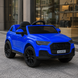 Детский электромобиль Джип Bambi M 5796 EBLR-4 Audi Q7 синий, 2 мотора по 35W, EVA, экокожа, MP3/USB, Bluetooth mp-298137 фото 1
