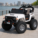 Детский электромобиль Джип Jeep Wrangler M 6204EBLR-1 двухместный белый, 4 мотора по 45W, EVA, кожа, MP3, USB, Bluetooth mp-317863 фото 4
